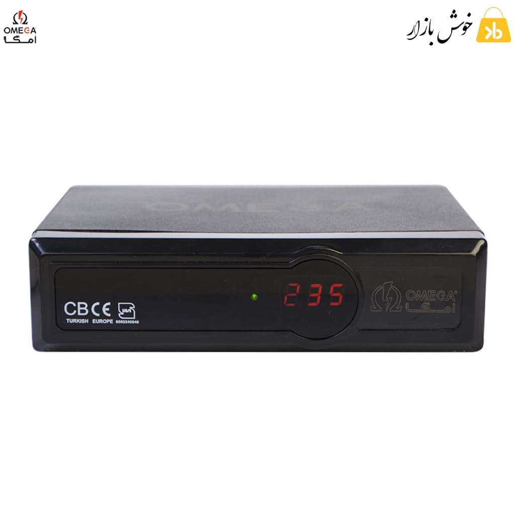 محافظ برق 4 خانه امگا مدل F6000، کابل 2 متری مناسب تلویزیون و کامپیوتر — تصویر ۲