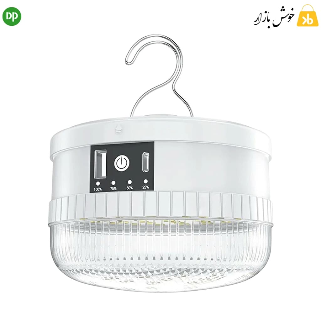 چراغ شارژی دی پی مدل 7823B — تصویر ۲