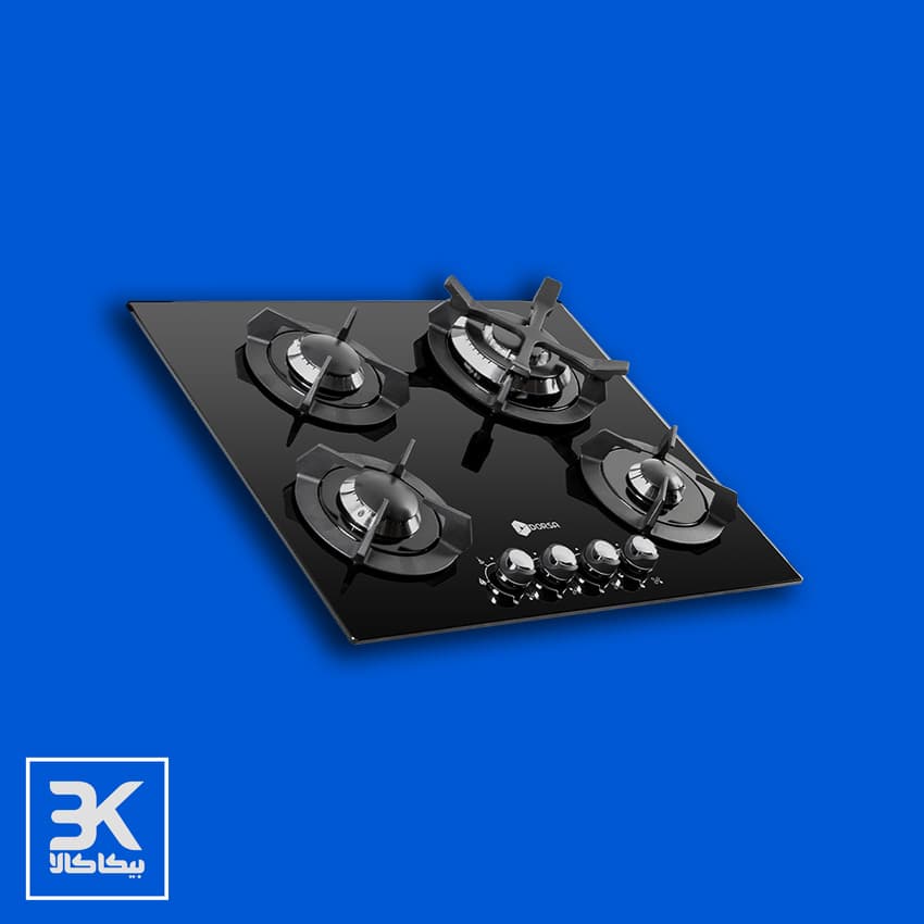 اجاق گاز شیشه ای ۴ شعله درسا مدل DG2110-4 — تصویر ۵