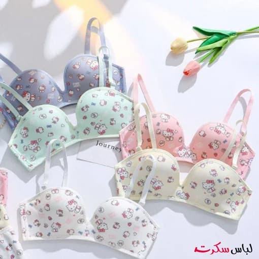 سوتین جکدار بدون فنر دخترانه کیتی ls3012 — تصویر ۳