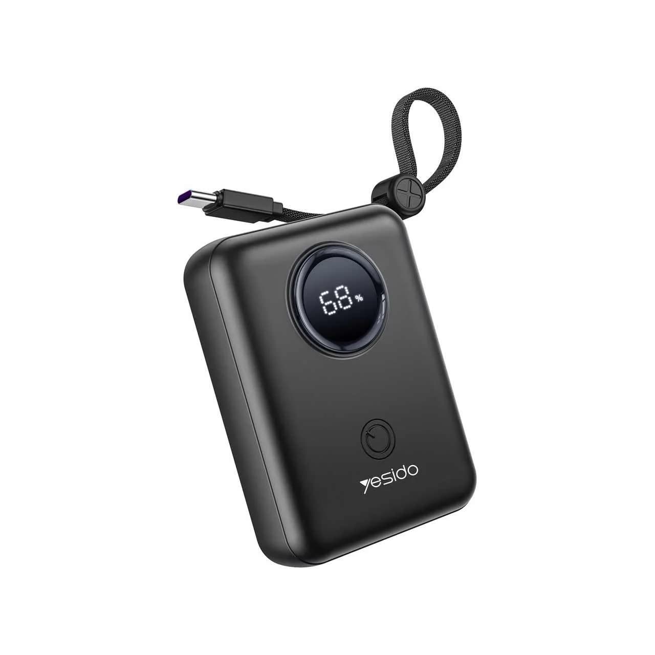 پاوربانک فست شارژ Yesido 10000mAh مدل YP64 22.5W – مشکی (گارانتی 12 ماه تعویض نیکان همراه) — تصویر ۱۲