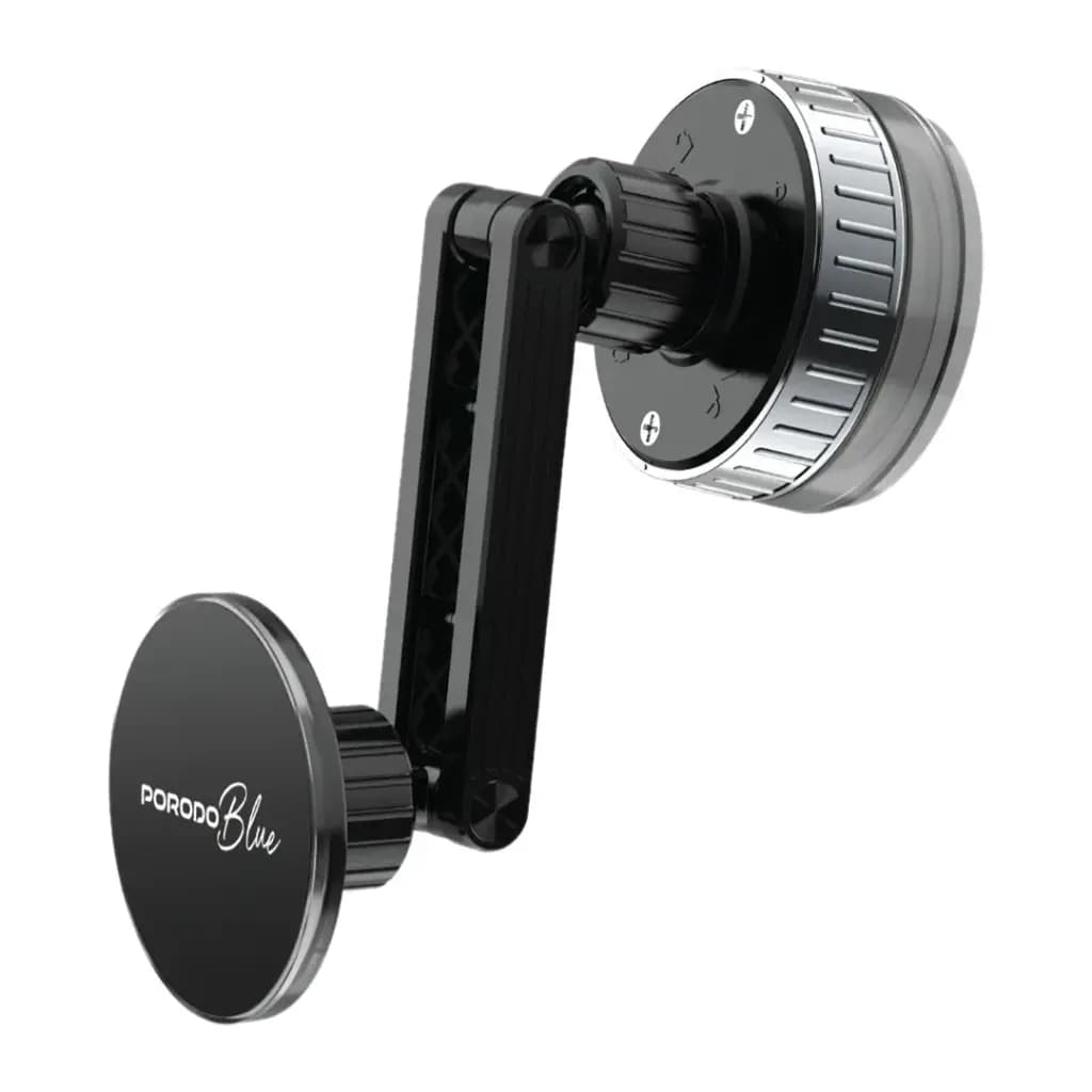 پایه نگهدارنده مغناطیسی چندمنظوره گوشی پرودو بلک مدل Porodo Blue Multi-Purpose Magnetic Phone Mount – Black