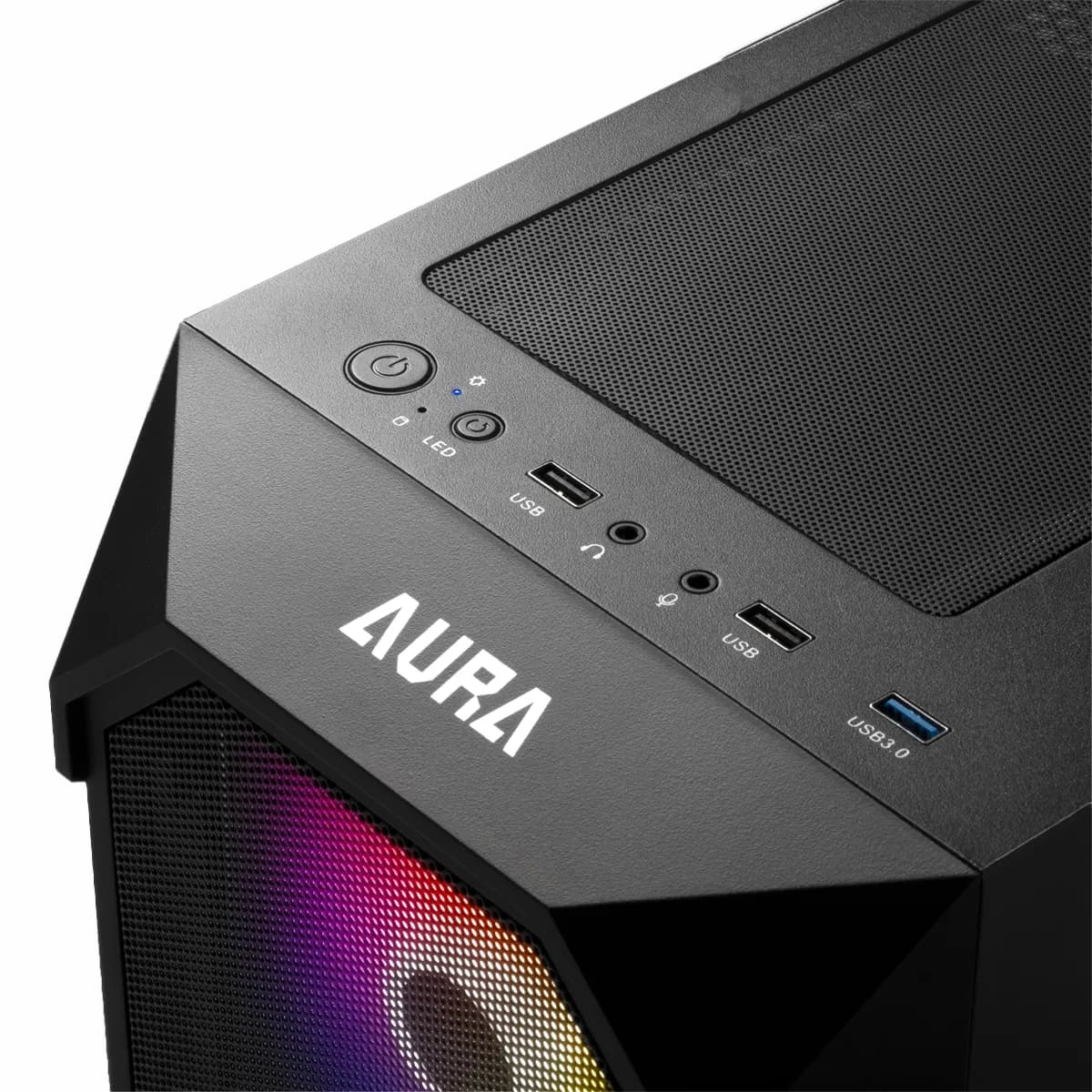 کیس کامپیوتر گیم دیاس مدل GAMDIAS AURA GC1 ELITE ARGB — تصویر ۶