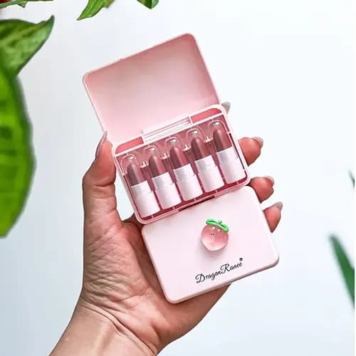 رژلب جامد دراگون مینی پک 5 عددی — تصویر ۶