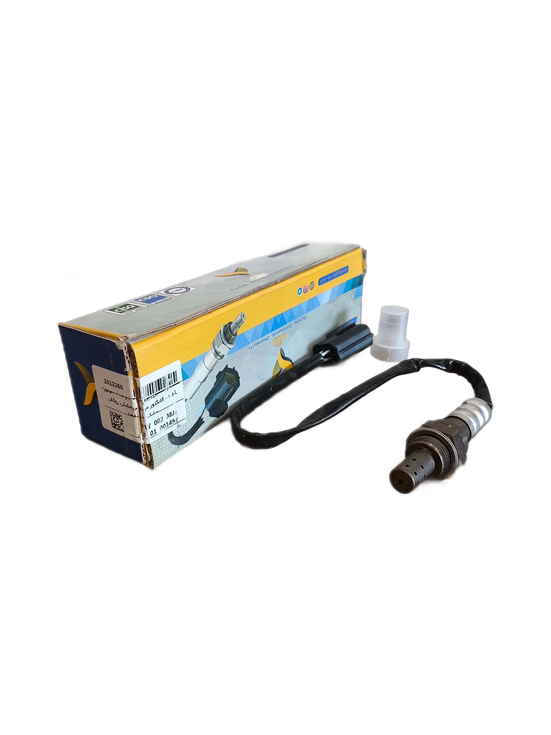 سنسور اکسیژن کانکتور مربعی مشکی روکش مشکی GTS پژو 405 برند سامفر