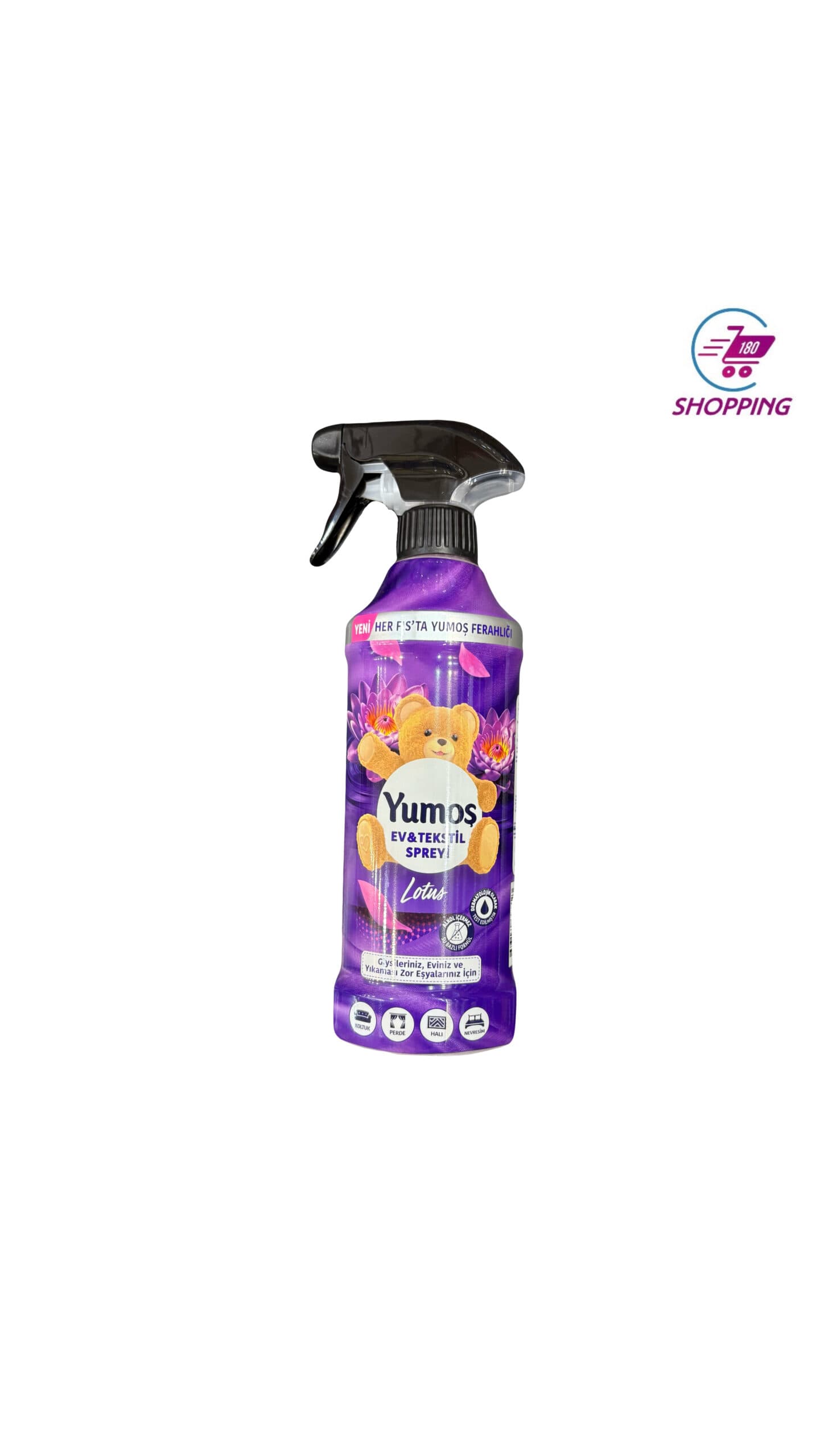 اسپری خوشبو کننده هوا یوموش مدل Lotus با رایحه گل لوتوس حجم 450 میل