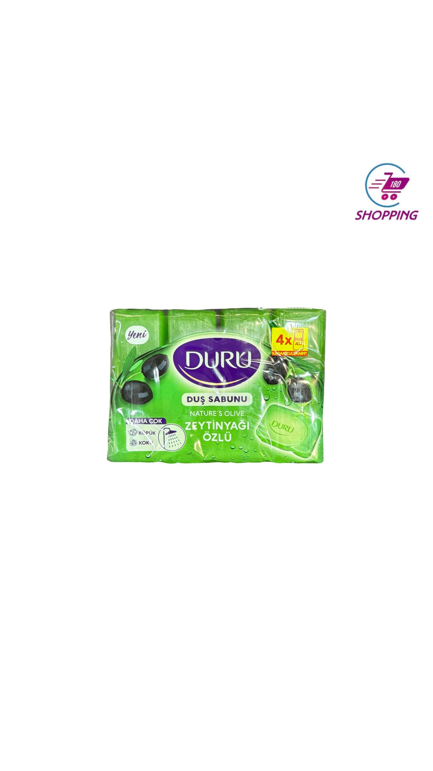 صابون بدن دورو مدل Natures olie با رایحه زیتون بسته 4 عددی — تصویر ۶