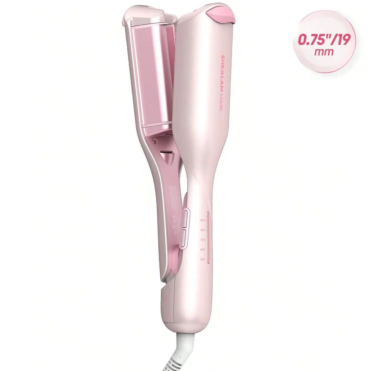 دستگاه ویو کننده مو شیگلم SHEGLAM اصل مدل Cupid's Charm Beach Babe سایز 19mm — تصویر ۱۰