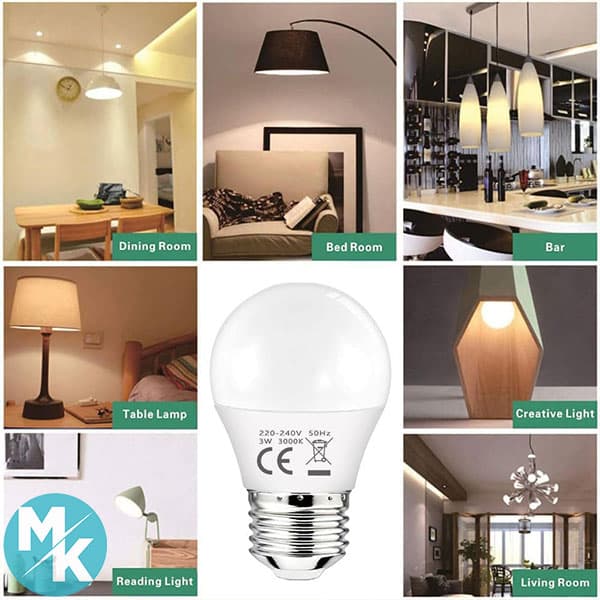 پک لامپ LED برند UYHGO مدل E27 3W — تصویر ۹