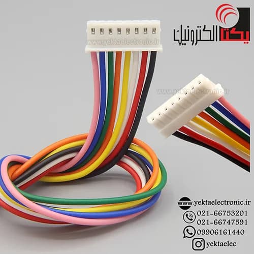 کانکتور پین گرد 8 پین مادگی سیم دار — تصویر ۲