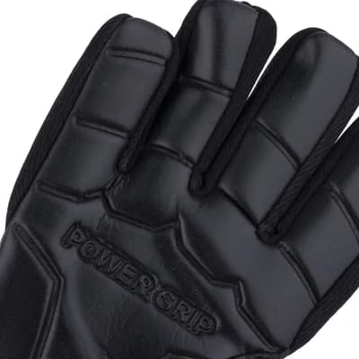 دستکش فوتبال گلری بچه گانه فنردار پاور ایکس PUNCHING ZONE | مشکی/بنفش — تصویر ۶