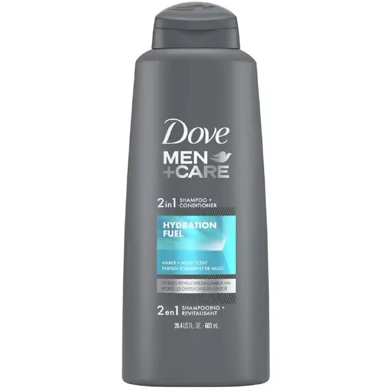 شامپو آبرسان داو مردانه مدل هایدریشن 603 میل Dove Men+Care 2 in 1 Hydration Fuel — تصویر ۲