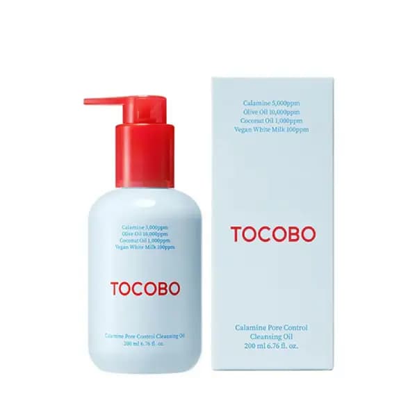 روغن پاککننده و کنترل منافذ و چربی پوست کالامین توکوبو 200 میل TOCOBO Calamine Pore Control Cleansing Oil — تصویر ۱۰