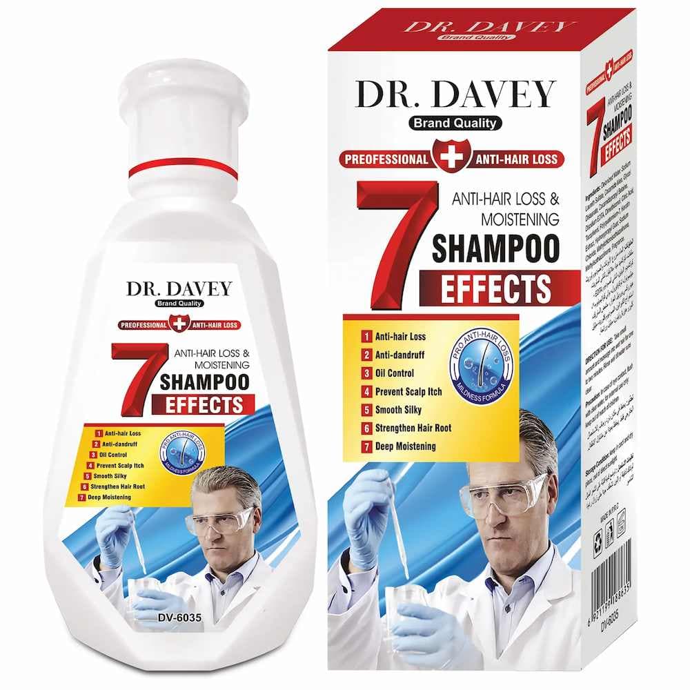 شامپو 7کاره ضد ریزش و مرطوب کننده مو دکتر دیوی 450میل Dr Davey Anti Hair Loss & Moistening 7 Effects Shampoo