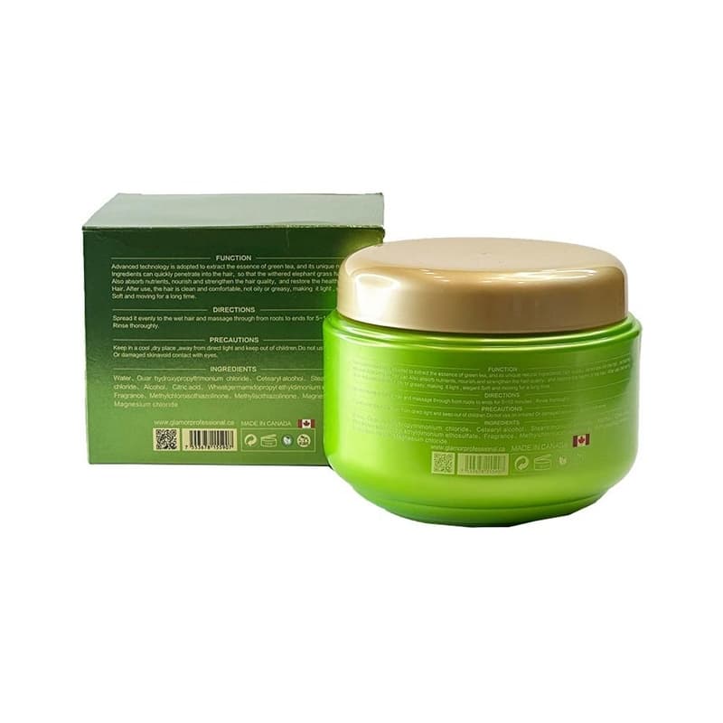 ماسک مو هیدراته بیو گلامور با عصاره چای سبز و نعناع 1000میل Bio Glamor Hydrating + Tea Tree Mint Hair Musk — تصویر ۴