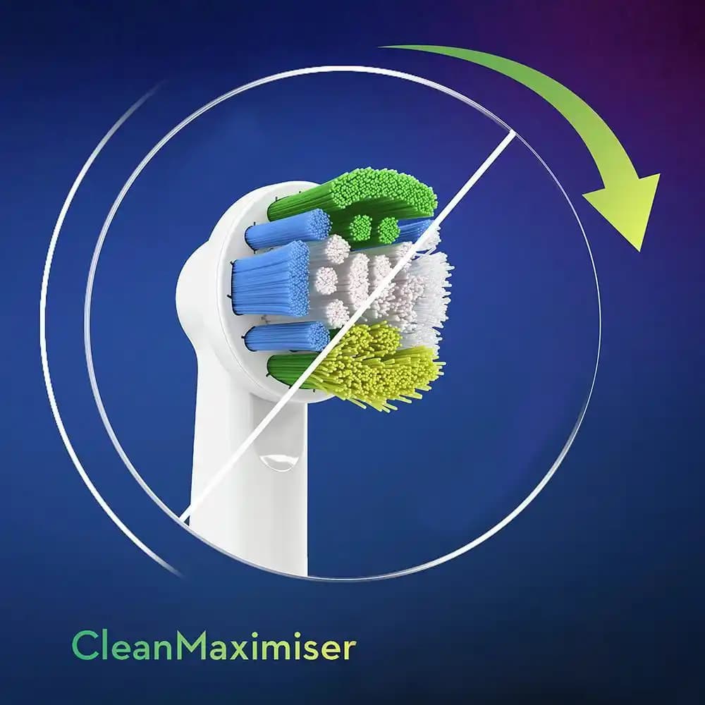 سَری مسواک برقی اورال-بی (clean maximiser) 2pcs Precision Clean — تصویر ۱۰