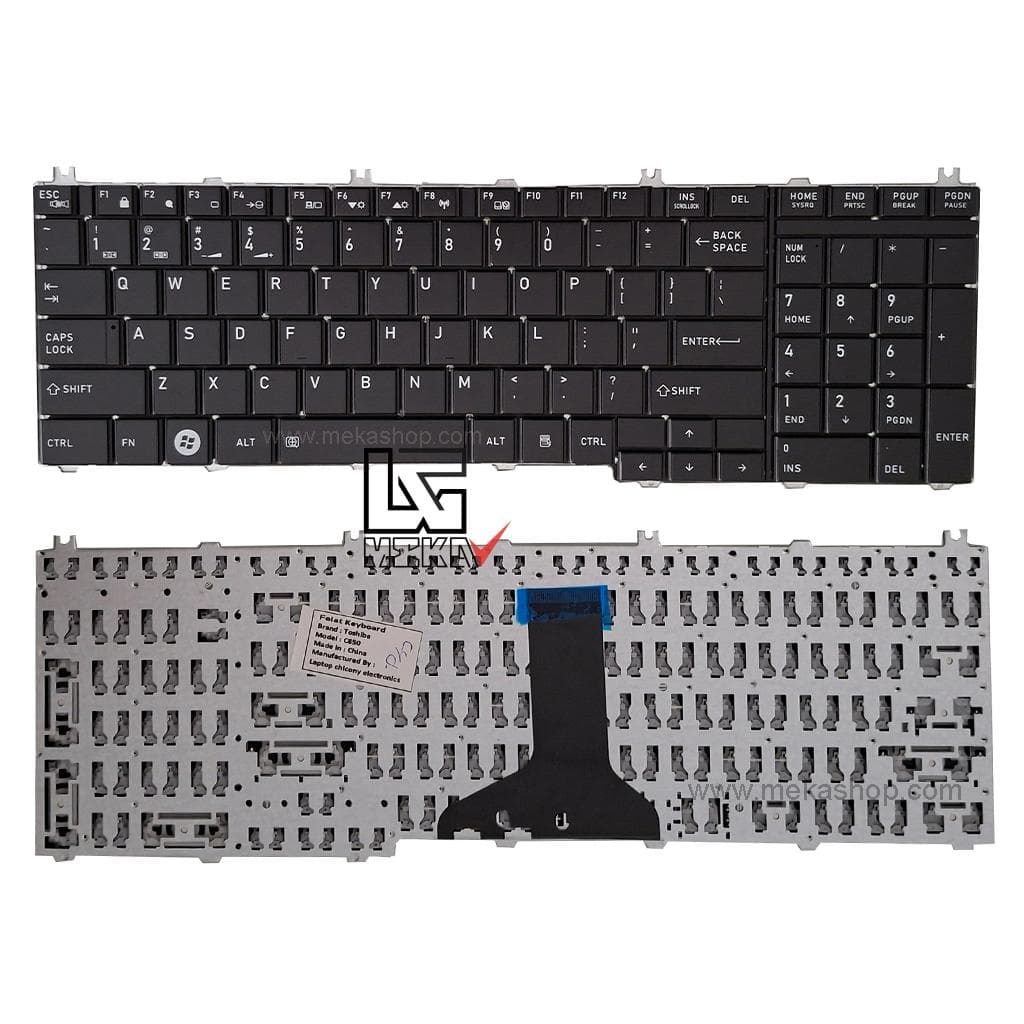 کیبورد لپ تاپ توشیبا Toshiba Satellite C650