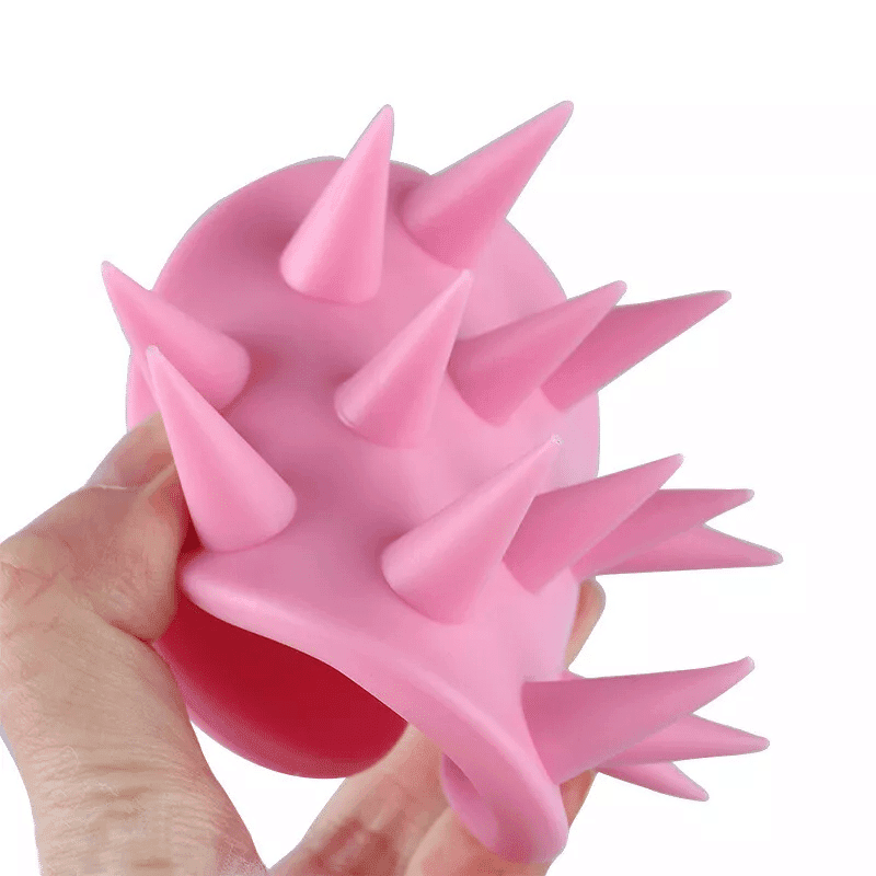 براش ماساژور سر سیلیکونی نرم Scalp Massager Soft Silicone Brush — تصویر ۸