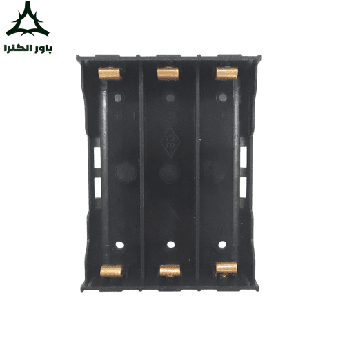 خشاب باتری 18650 روبردی سه تایی DIP | بسته 20 عددی
