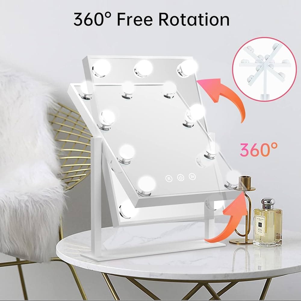 آینه آرایشی گرین لاین مدل Green Lion Brightening 9 Led Makeup Mirror GNBR9LEDMIR — تصویر ۶