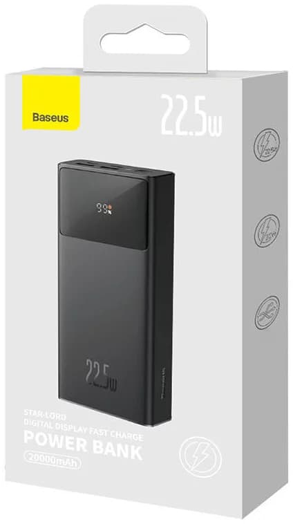 پاور بانک بیسوس مدل Baseus Star-Lord Powerbank PPXJ20 با ظرفیت 20000mAh و توان 22.5W — تصویر ۶