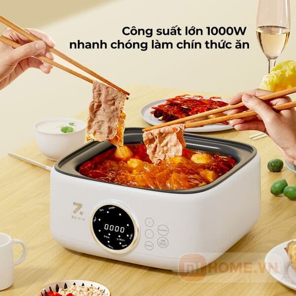 بخار پز سه لایه چند کاره 9.3 لیتری شیائومی مدل Xiaomi Zolele Steamer ES931 Multi-Function — تصویر ۷