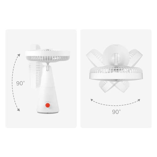 پنکه قابل حمل شیائومی مدل Xiaomi Mijia Rechargeable Mini Fan ZMYDFS01DM — تصویر ۱۱