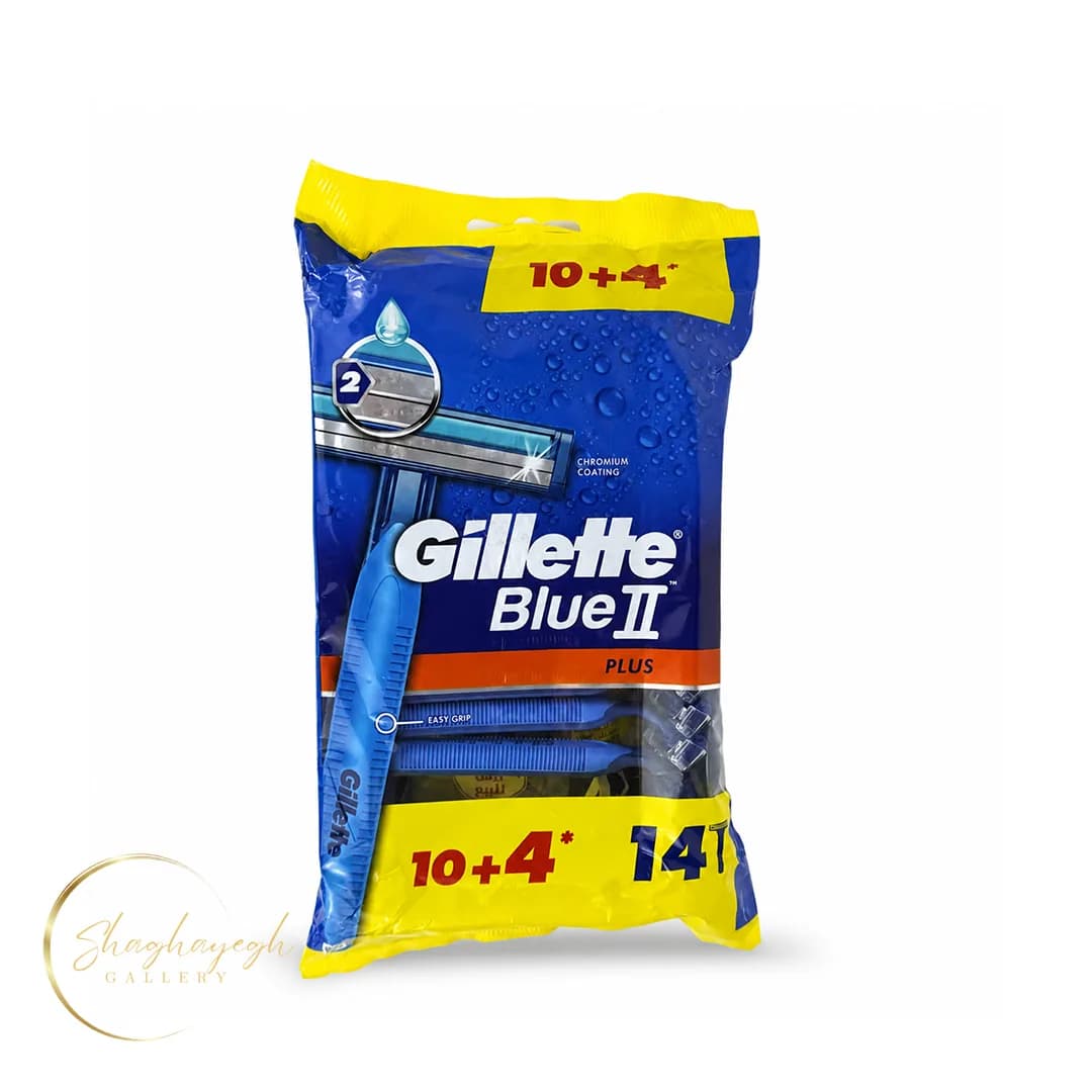 پک خودتراش Blue II Plus و Blue3 Comfort ژیلت 14 عددی