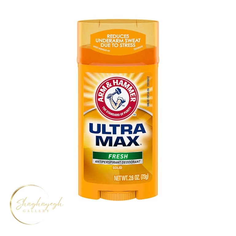 مام صابونی ضدتعریق اولترا مکس فرش آرم اند همر ۷۳ گرم Arm and Hammer UltraMax Fresh Solid Antiperspirant Deodorant 73 g