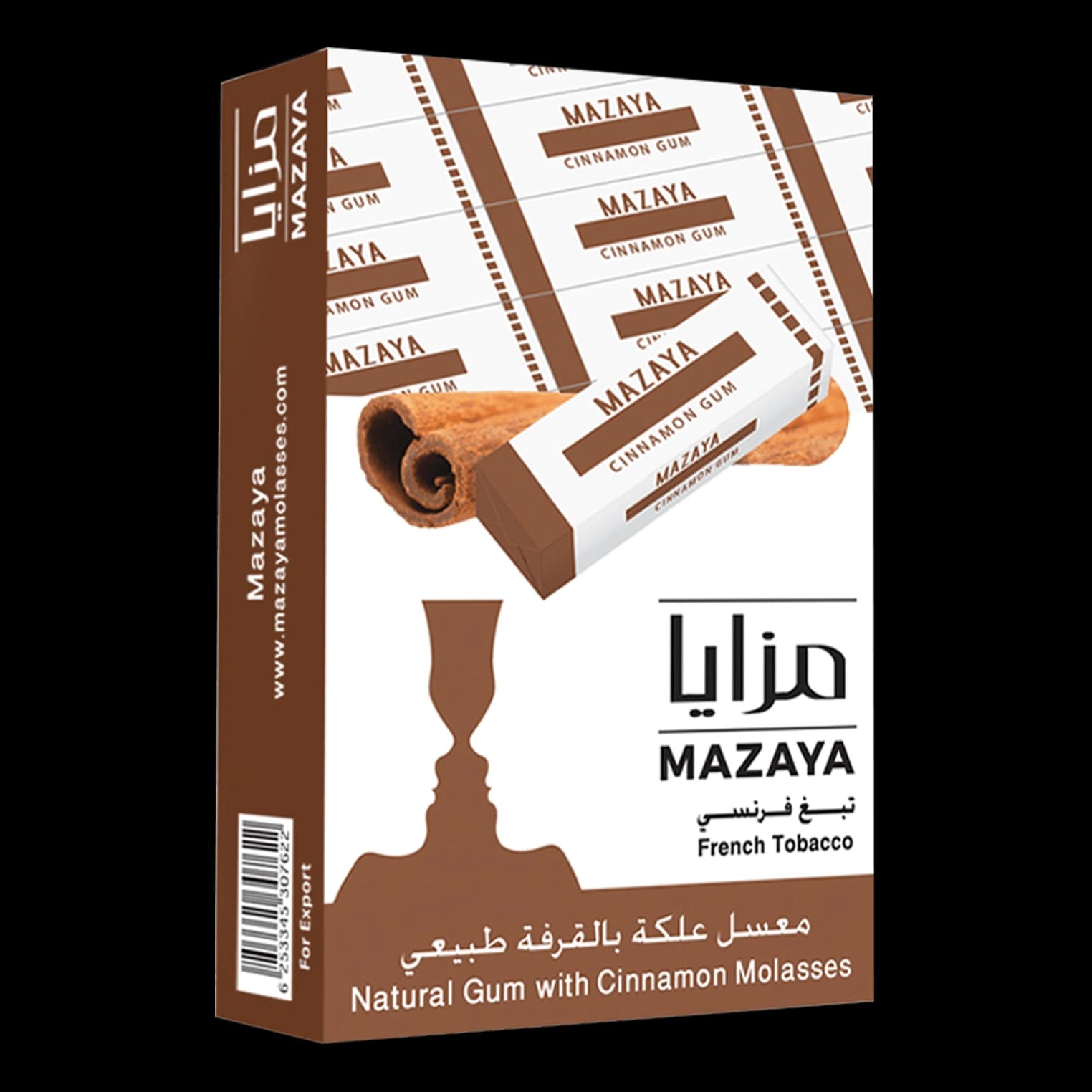 تنباکو قلیان مزایا آدامس دارچین Mazaya gum cinnamon hookah tobacco