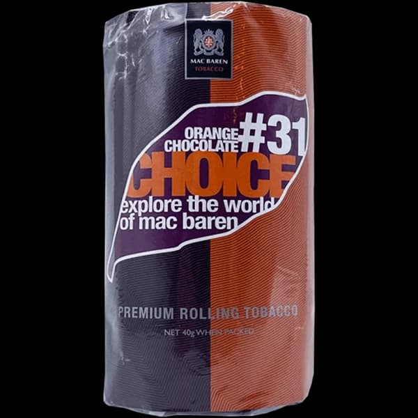 توتون سیگار مک بارن چویس پرتقال شکلات Mac baren choice orange chocolate hand rolling tobacco — تصویر ۳