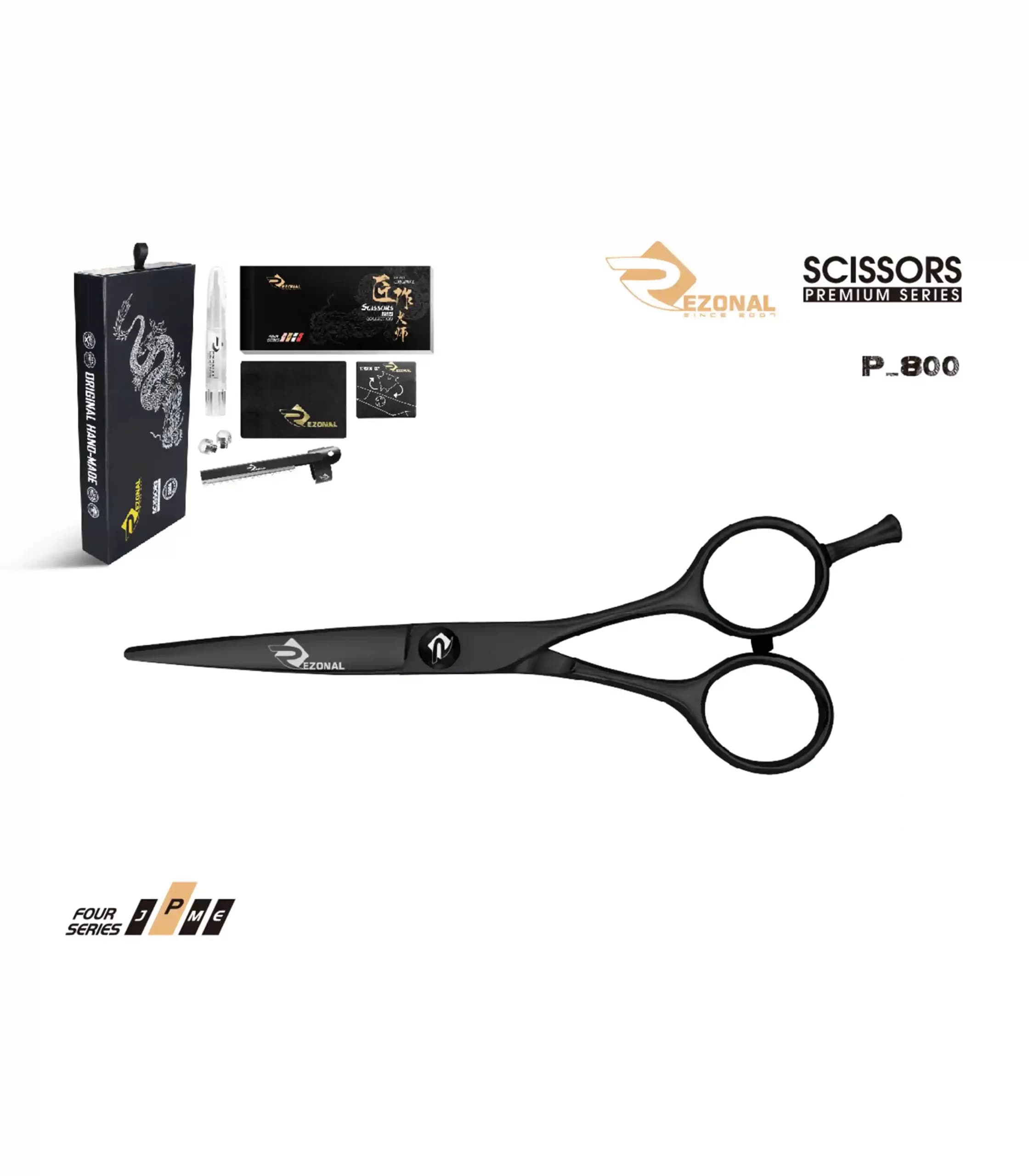 قیچی کات NEW پریمیوم P-800 مشکی سایز 5.5 رزونال — تصویر ۴