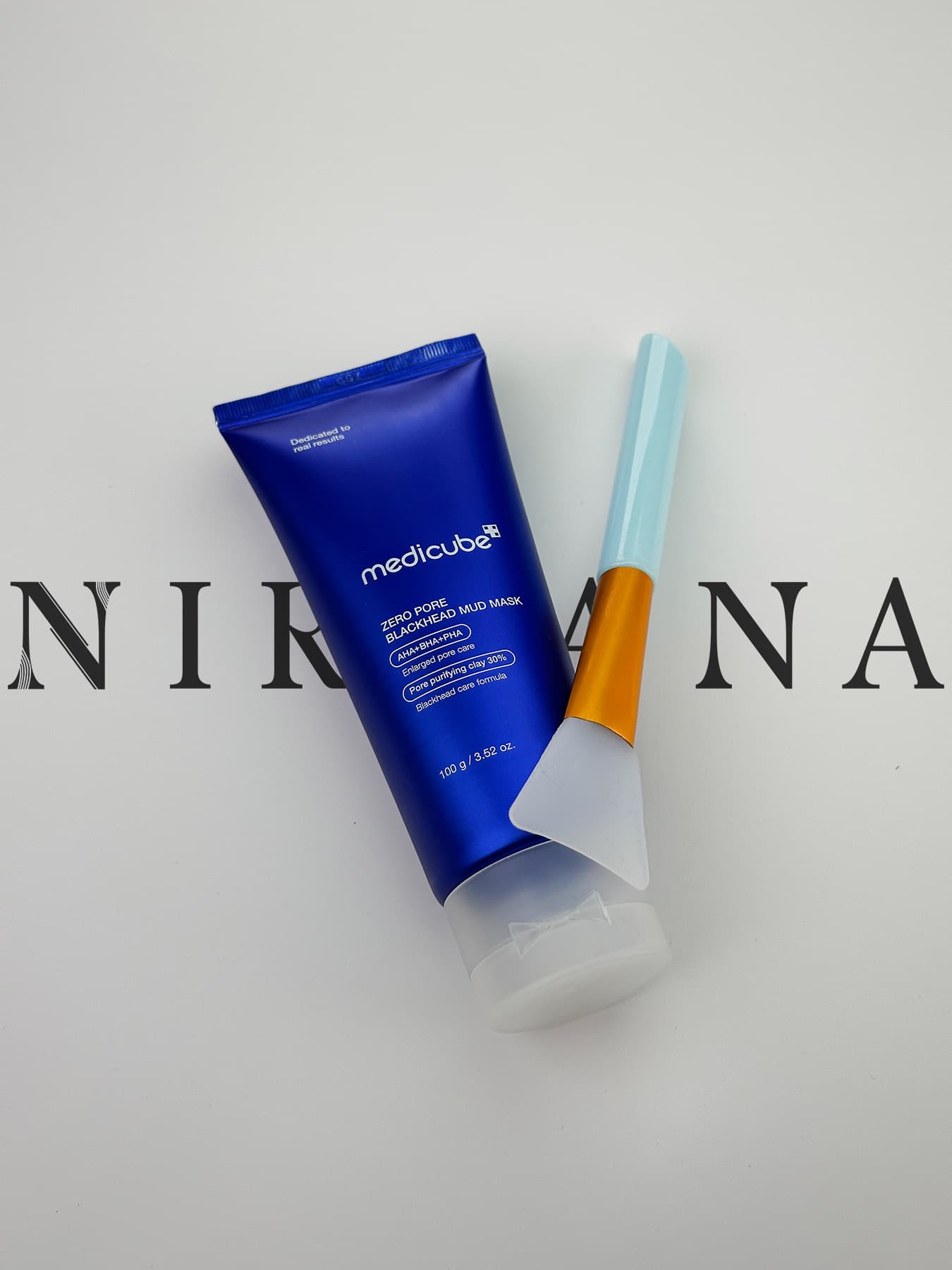 ماسک کنترل منافذ و ضدجوش سر سیاه مدی کیوب Medicube Zero Pore Blackhead Mud Mask — تصویر ۷