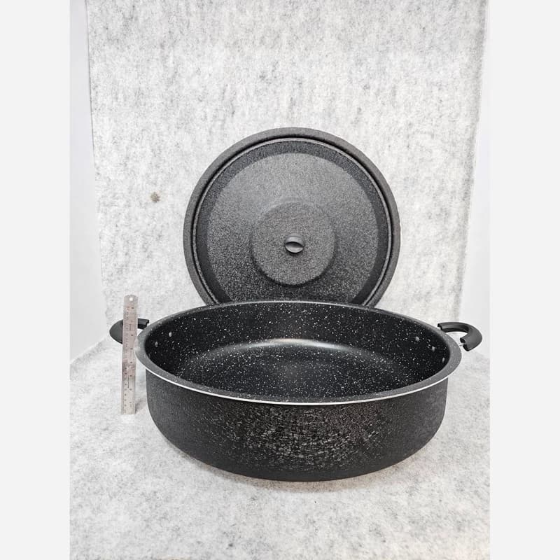 تابه گرانیتی هلنا سایز 60 سانتی متر با درب فلزی — تصویر ۷