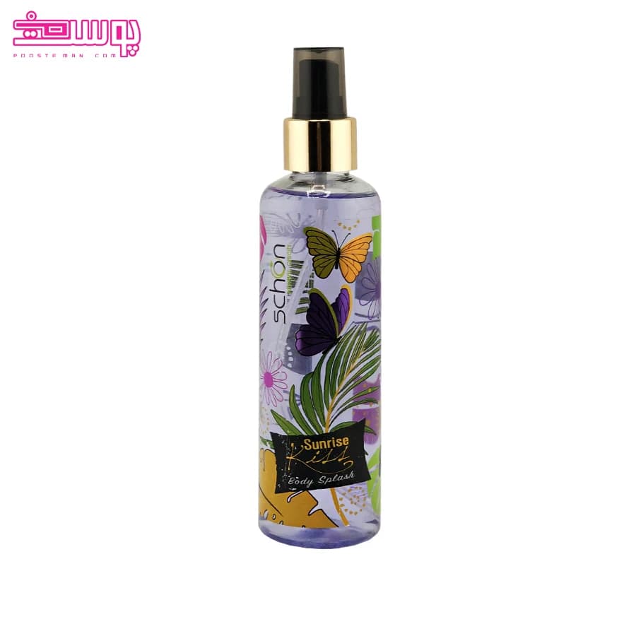 بادی اسپلش برند شوون مدل سانرایز کیس حجم 220میل Body Splash Schon brand, Sunrise kiss model, volume 220ml — تصویر ۱۰
