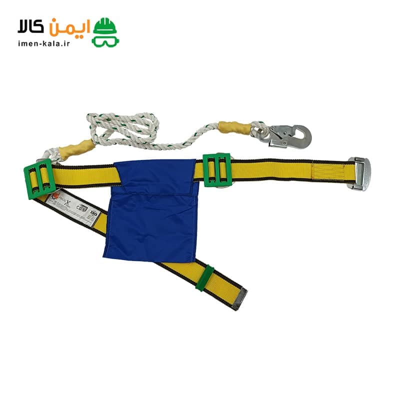 لنیارد تک شاخ دو قلاب safety belt — تصویر ۲