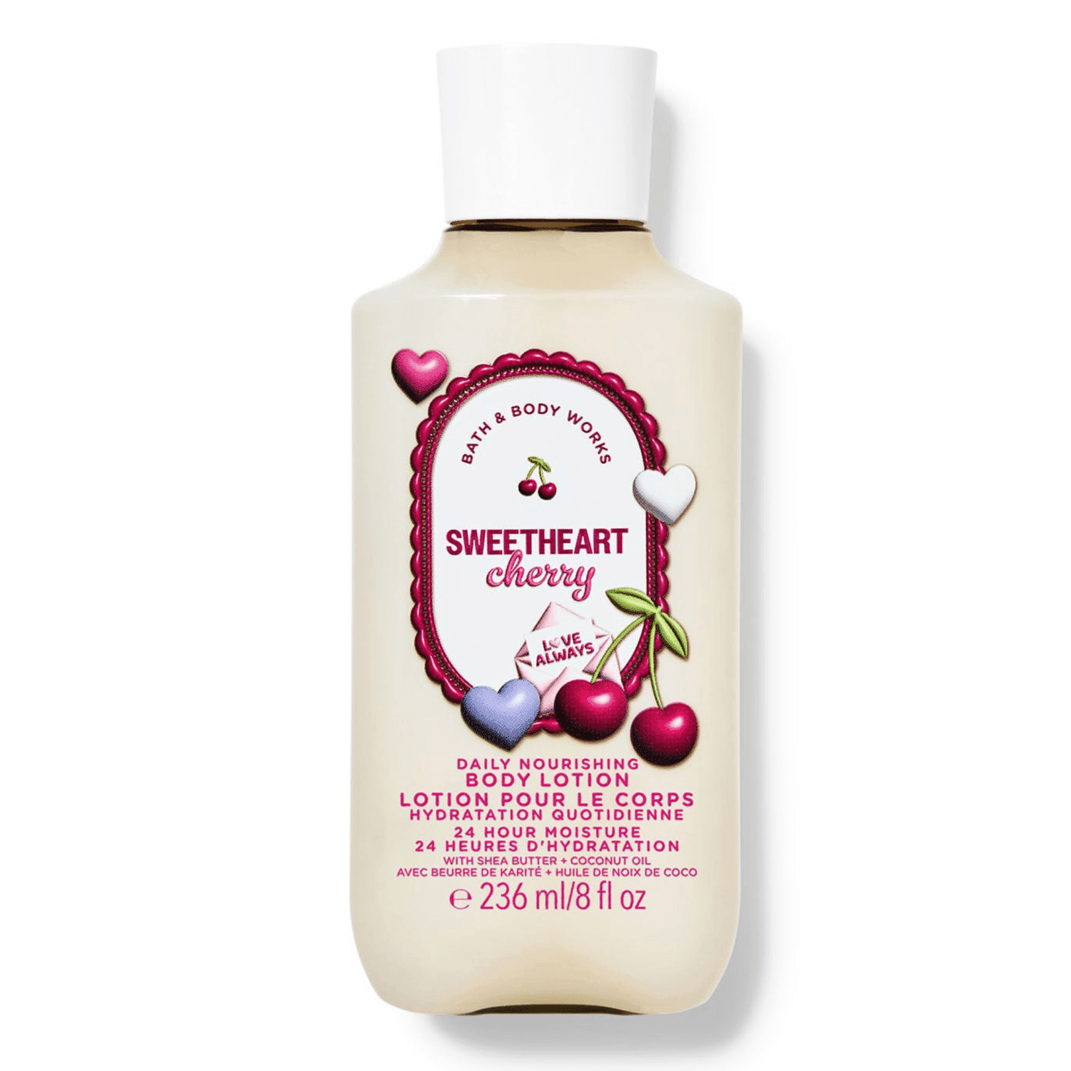 لوسیون بدن Sweetheart cherry Lotion بس اند بادی ورکز