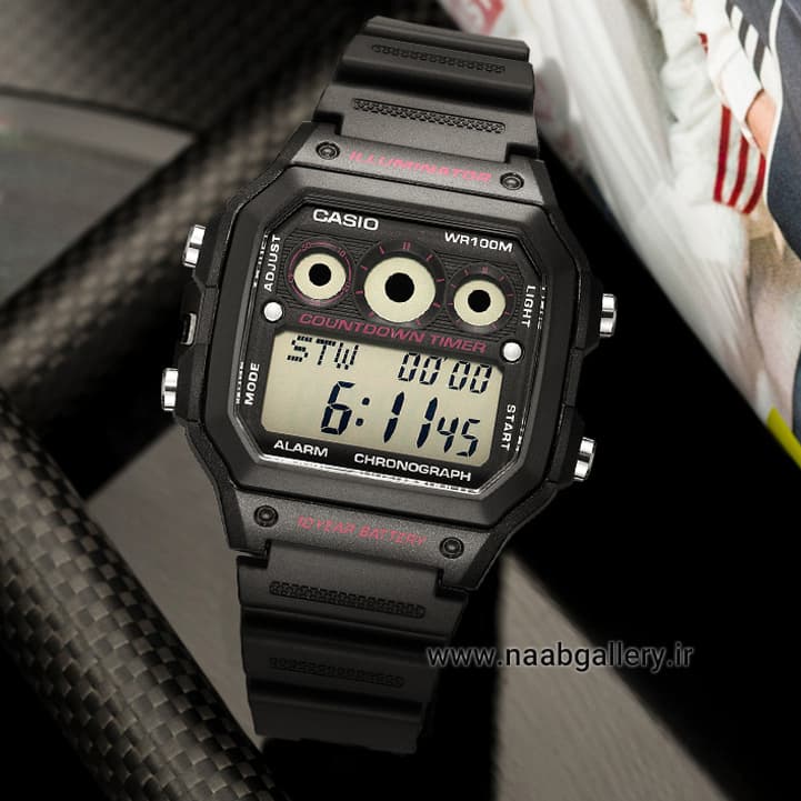ساعت مچی کاسیو (Casio) مدل AE-1300WH-1A2VDF — تصویر ۱۰