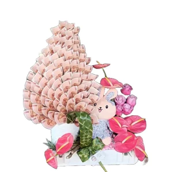 باکس گل پول آرای مدل کله قندی کد POL-1 – فروشگاه گل کارا | Kara Flower