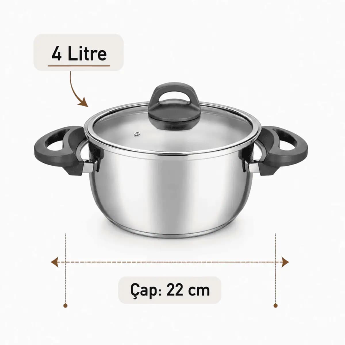 زودپز دوقلو فالز مدل Cook Fest ظرفیت ۴ و ۷ لیتر — تصویر ۶