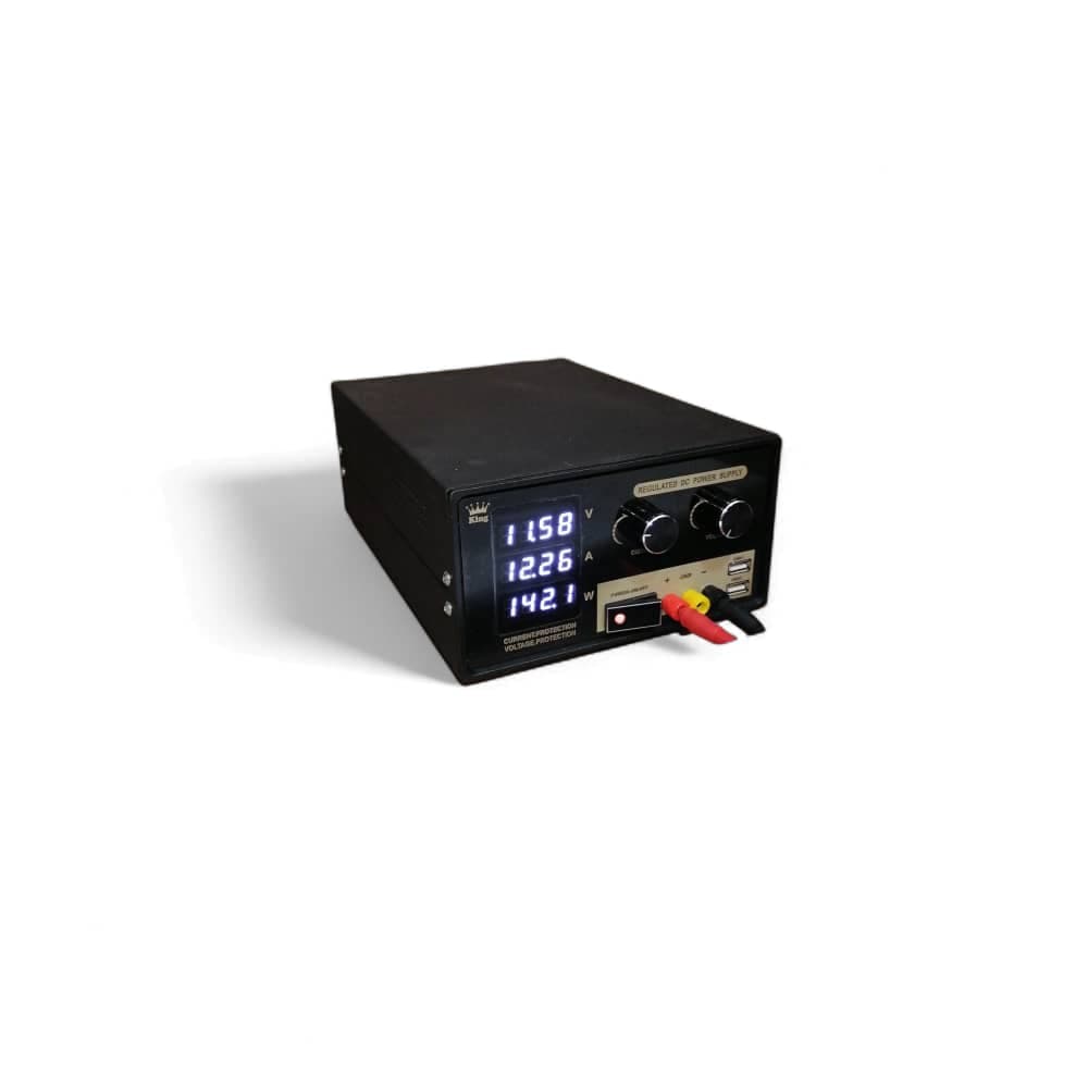 منبع تغذیه الکتریکی کینگ 30 ولت 10 آمپر مدل NTX-3010