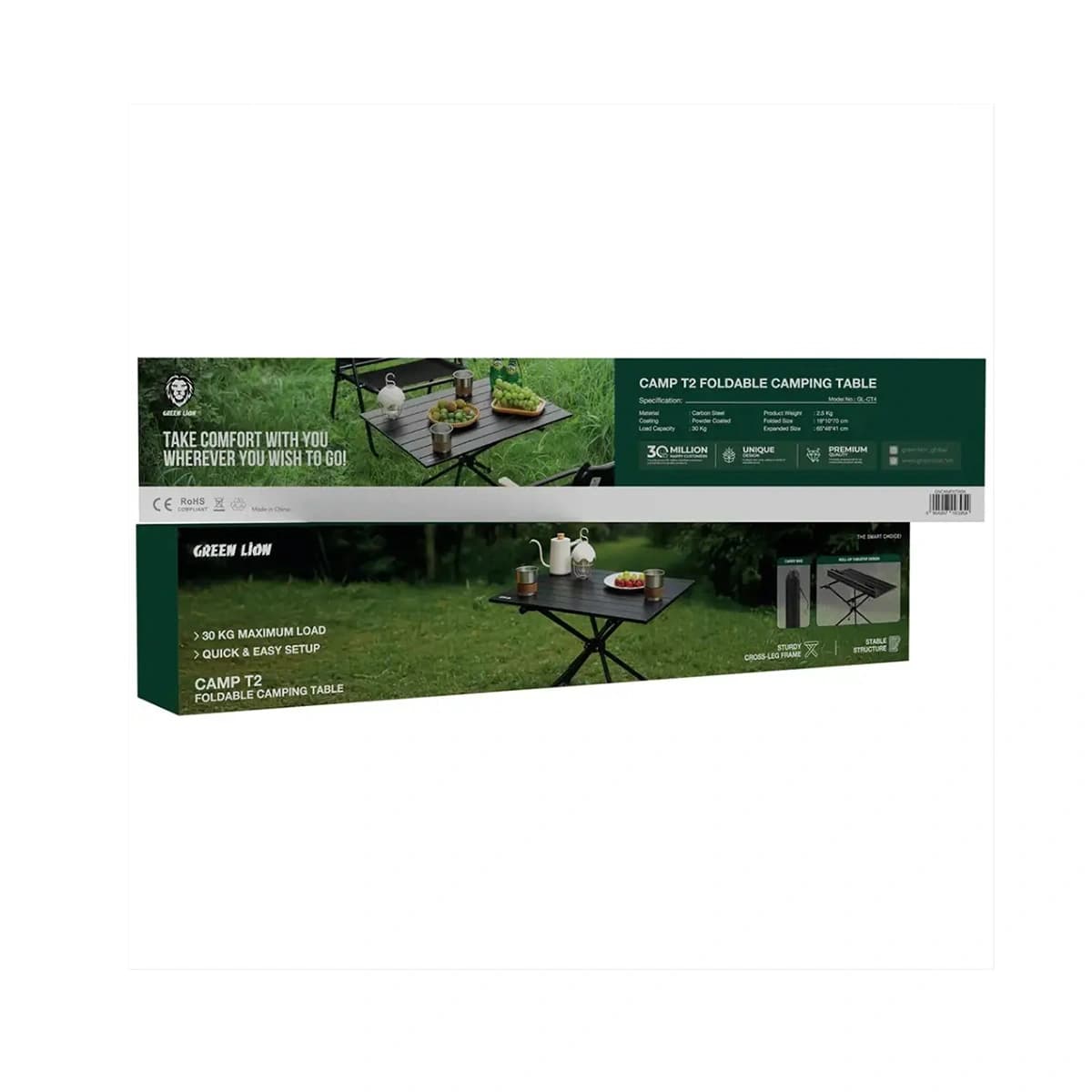 میز کمپینگ تاشو CAMP T2 گرین لاین مدل GNCAMP2TBBK — تصویر ۶