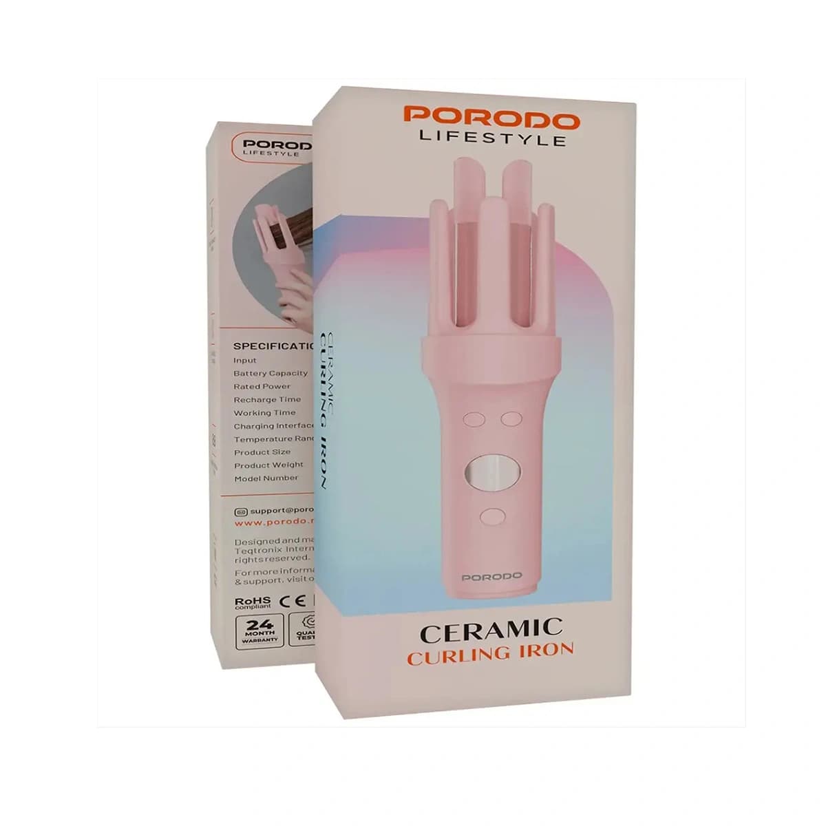 فر کننده مو سرامیکی پرودو مدل Ceramic Curling Iron — تصویر ۵