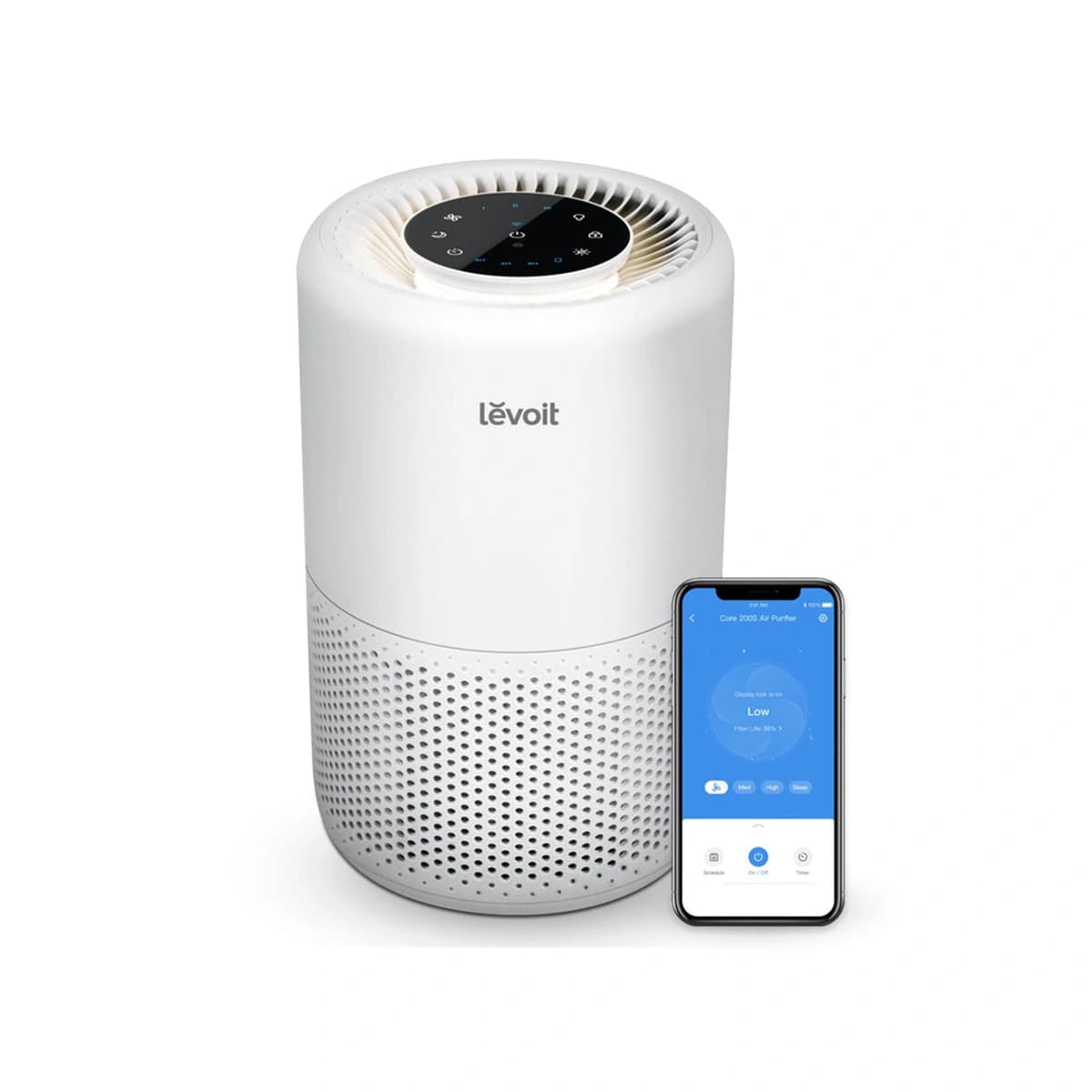 تصفیه هوای هوشمند Levoit Core 200S Smart Air Purifier – پوشش تا 35 متر مربع — تصویر ۱۱