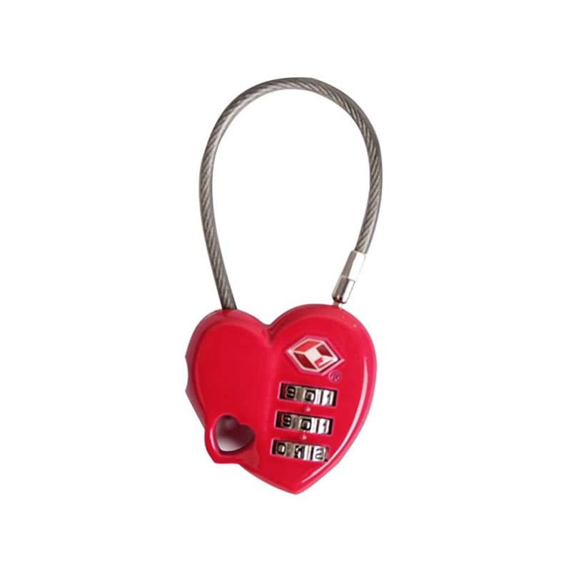 جاکلیدی قفل قلب مانکیز – Munkees TSA Combination Lock — تصویر ۳