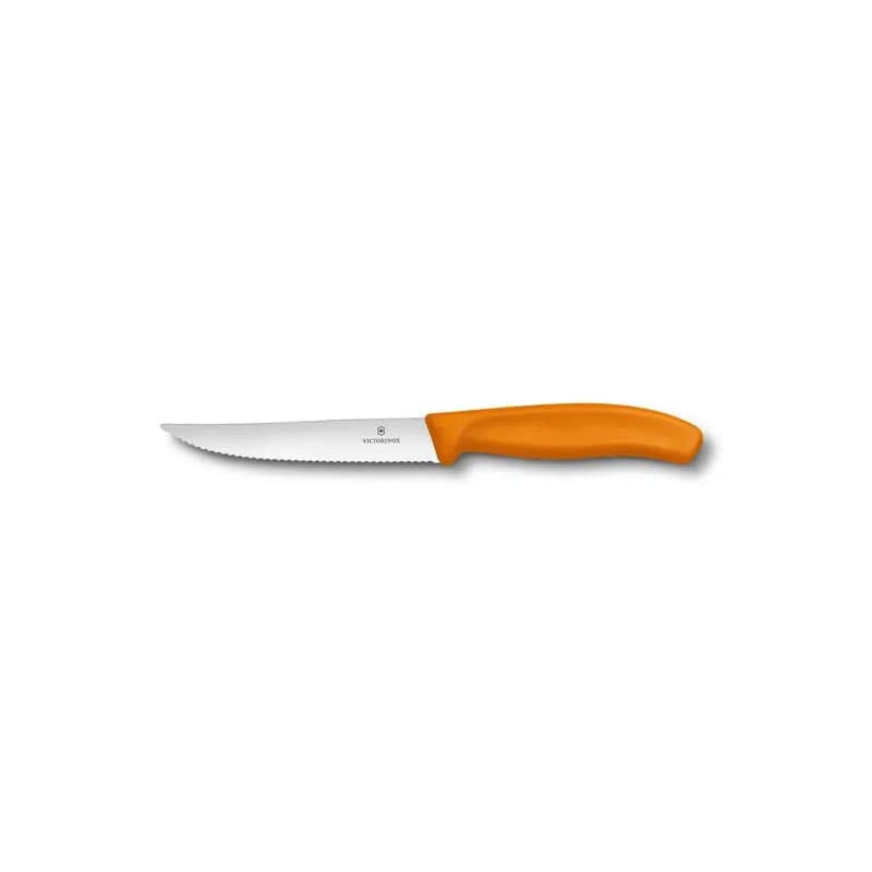 چاقوی استیک کلاسیک سوئیسی نارنجی ویکتورینوکس Victorinox Swiss Classic Gourmet Steak Knife 6.7936.12L9 — تصویر ۴
