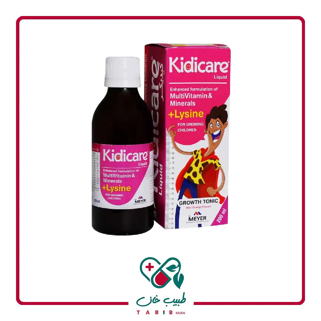 شربت کیدی کر ویتابیوتیکس ۲۰۰ میلی لیتر/Vitabiotics Kidicare Syrup 200 ml — تصویر ۴