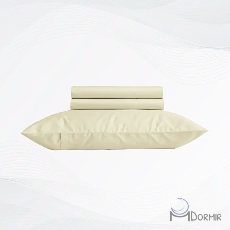 نیم ست ملحفه کرم — تصویر ۲