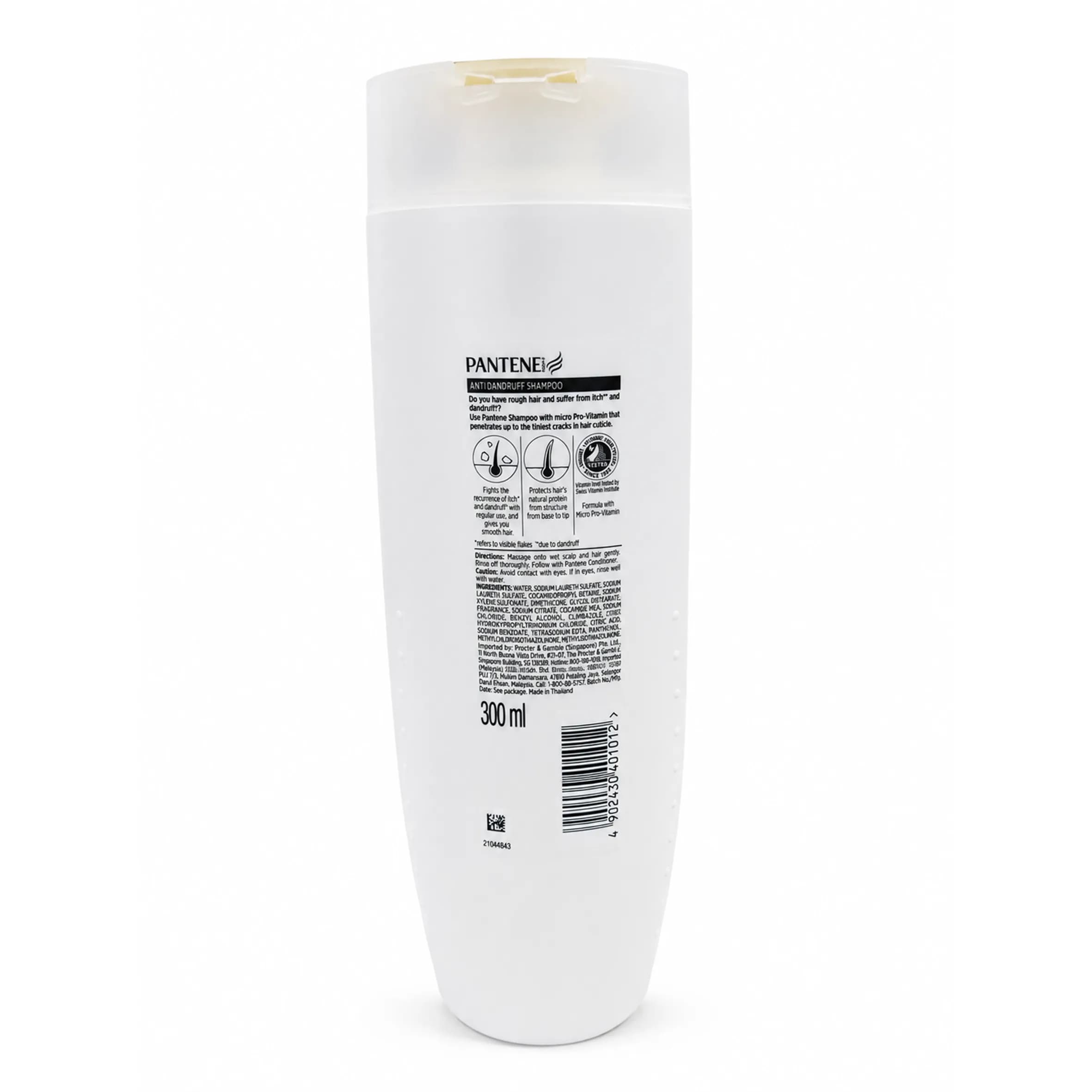 شامپو ضد شوره پرو ویتامینه پنتن مدل Anti Dandruff حجم 300 میل — تصویر ۷