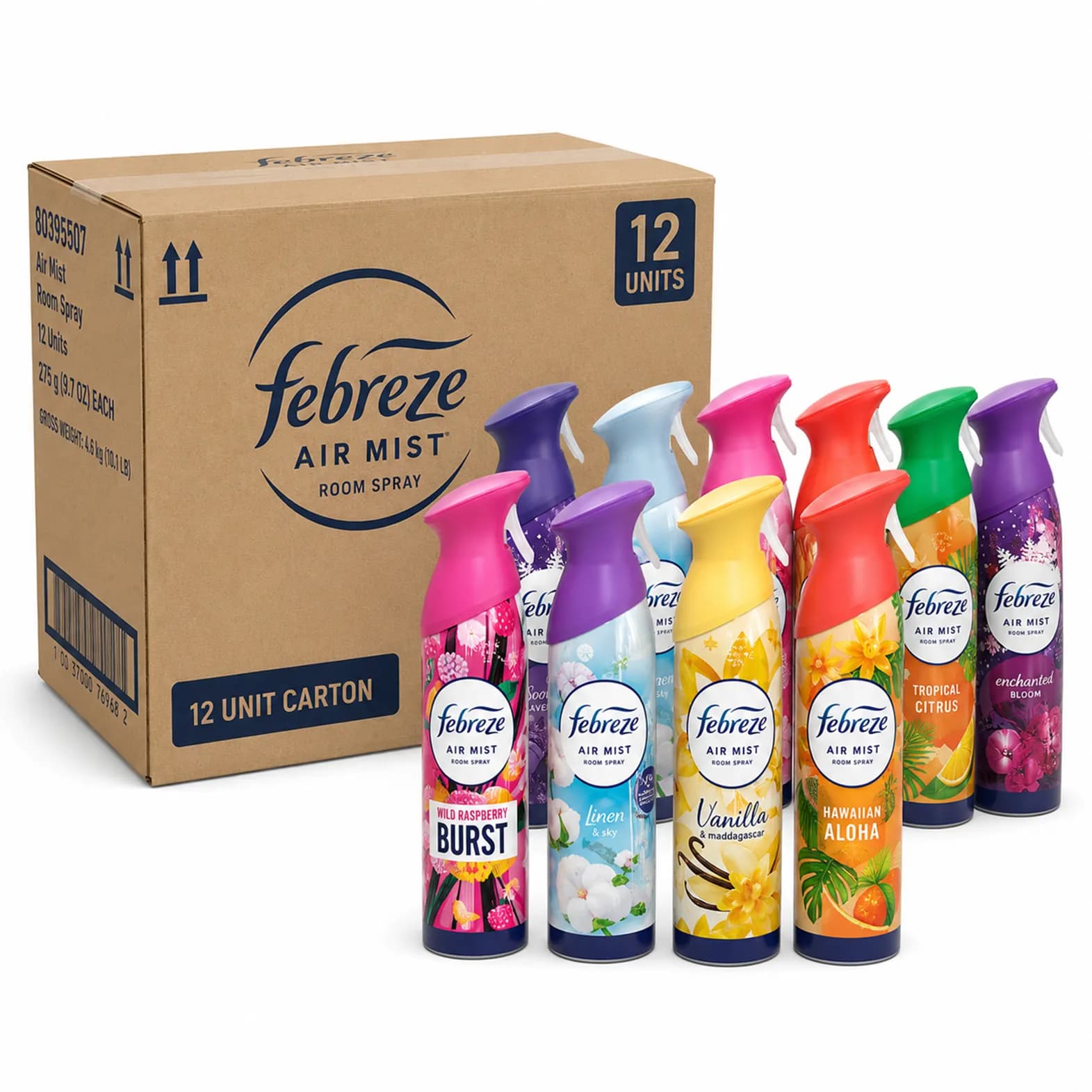 اسپری خوشبو کننده فبرز Febreze حجم 185 میل | تعداد 12 عددی — تصویر ۳
